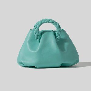 Hereu Bombom Bag Turquoise Leather New